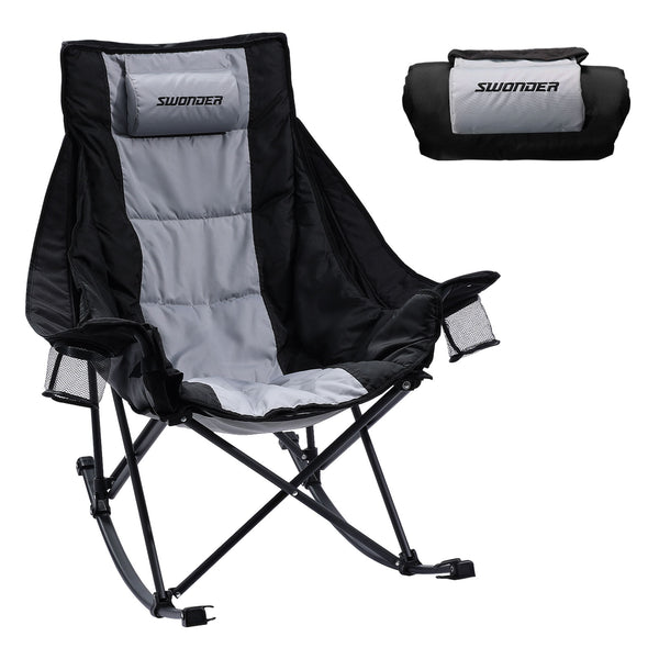 Swonder Oversized Rocking Camping Chair