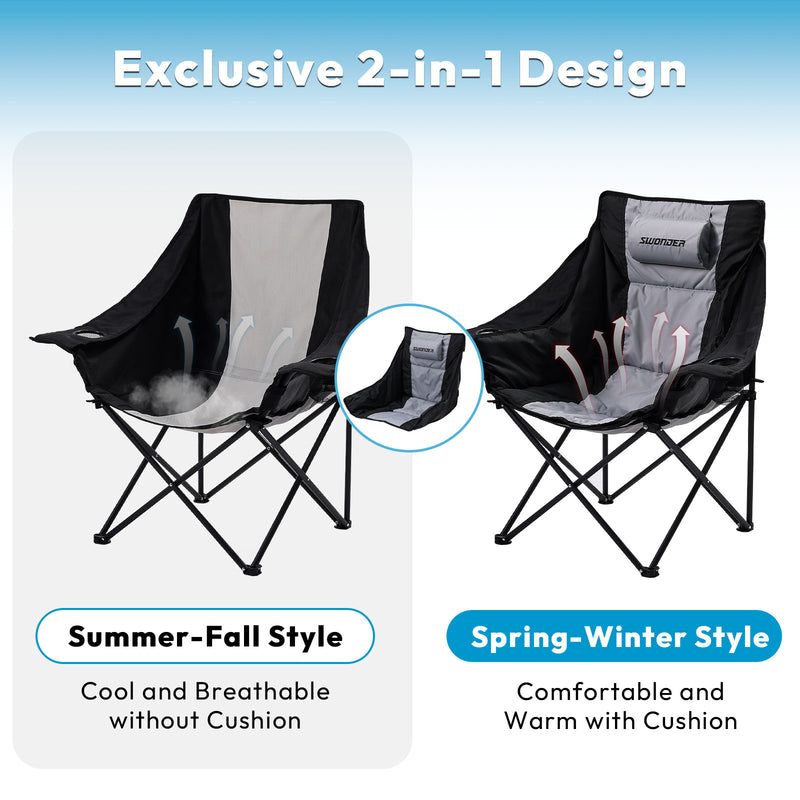 Swonder Oversized Moon Camping Chair