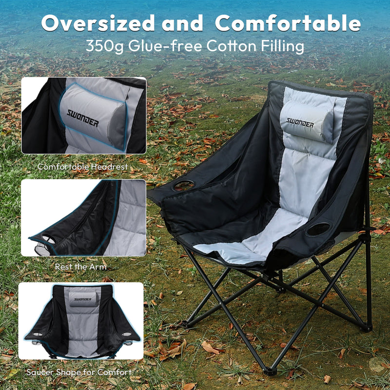 Swonder Oversized Moon Camping Chair