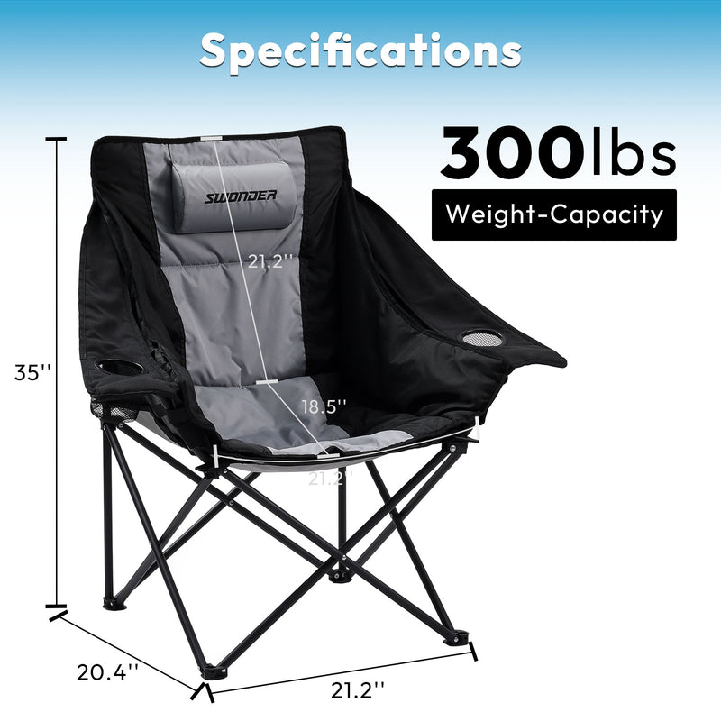 Swonder Oversized Moon Camping Chair