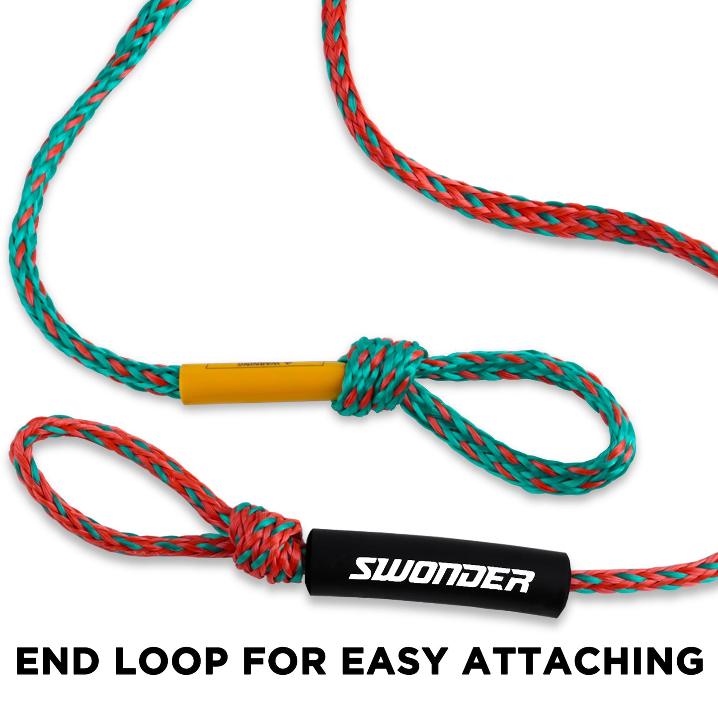 Swonder 60ft 2-Section Tow Ropes for 4 Rider Tubing