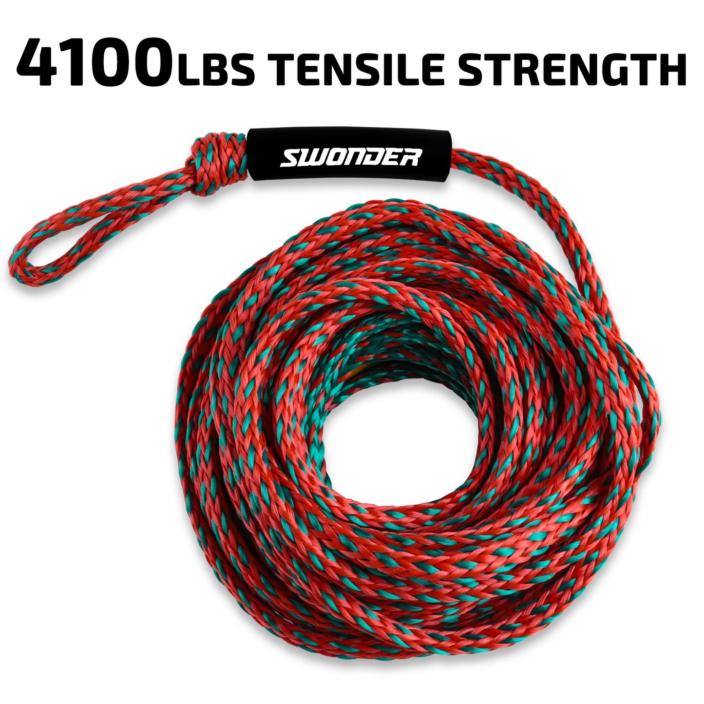 Swonder 60ft 2-Section Tow Ropes for 4 Rider Tubing