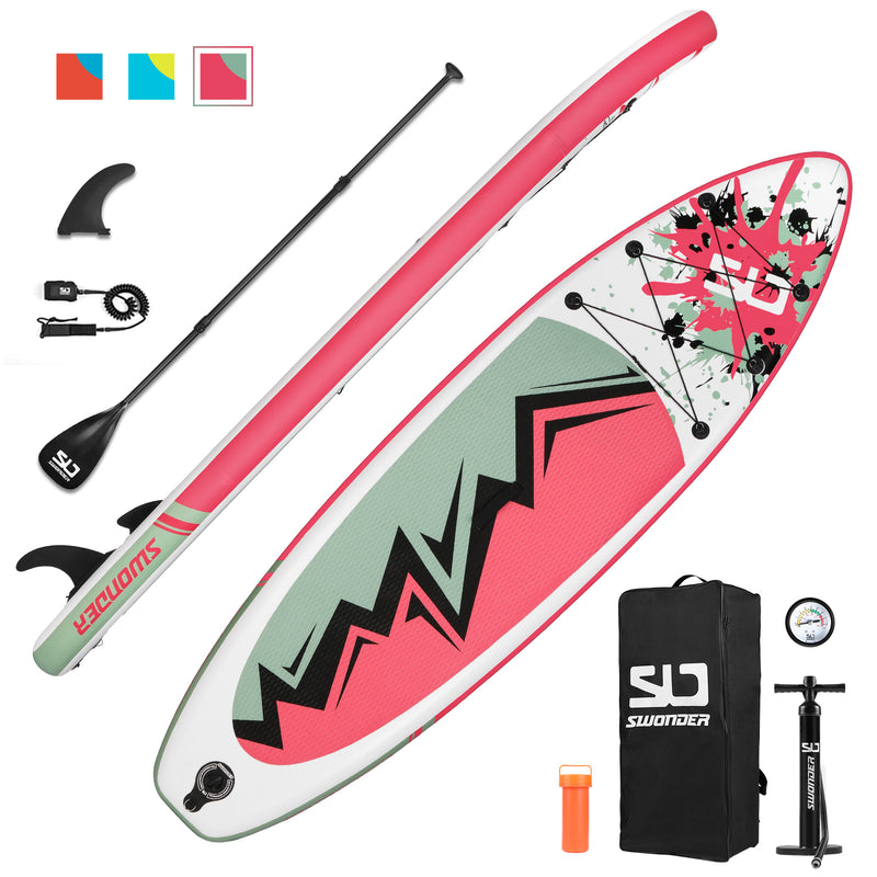 10\' Inflatable Stand-Up Paddle Board Order + Electric Free swonder Pump, – Now Set iSUP